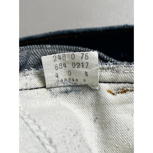 Vintage Levi’s 684 Bell Bottom Jeans Super Flare W38 L32 Orange Tab 70s Retro - Picture 3 of 16